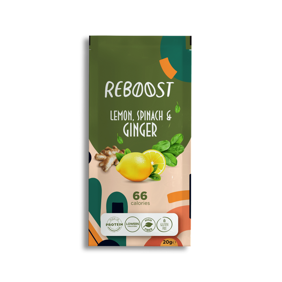Lemon, Spinach & Ginger Oat Smoothie (pack of 5) - Reboost 