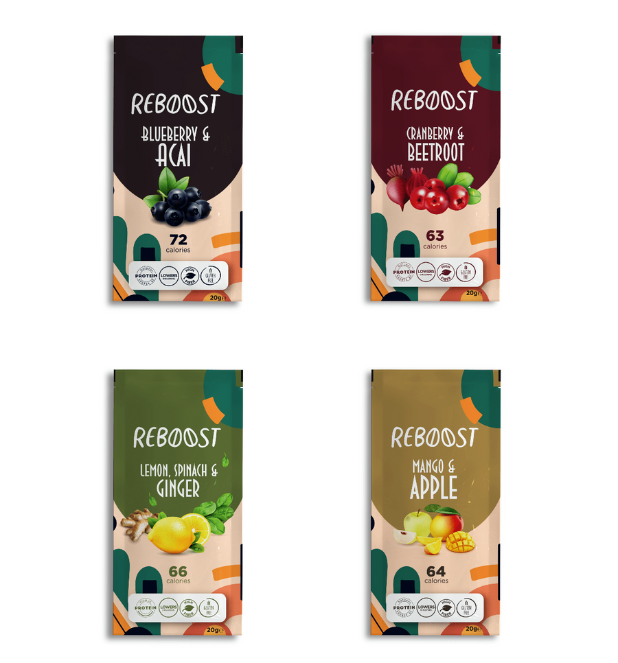 Oat Fibre Smoothie Tasting Pack (pack of 4) - Reboost 